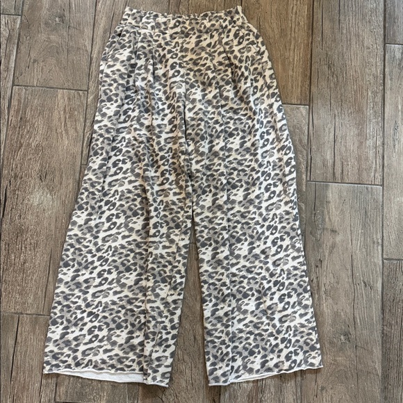 SOLD. Aerie Leopard Print Wide-Leg Pants - Picture 6 of 6